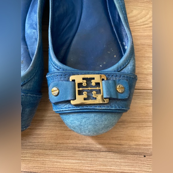 Tory Burch Blue Flats - Picture 2 of 5